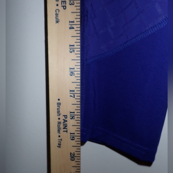 Gymshark Royal Blue Leggings Mesh Detail Cropped - Picture 10 of 14